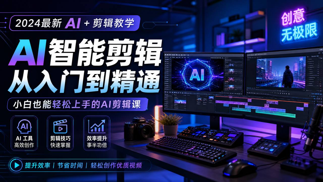 国产视频 AI视频剪辑教程-智能修图视频演示